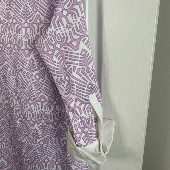 CK Bradley Lavender Geometric Tunic | Preppy Resort Style - Picture 5 of 5